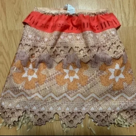 Disney moana skirt costume dressup girls size 4-6x - Picture 2 of 3